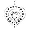 Bijoux - Indiscrets Flamboyant Noir & Argent